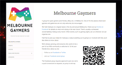 Desktop Screenshot of melbournegaymers.org